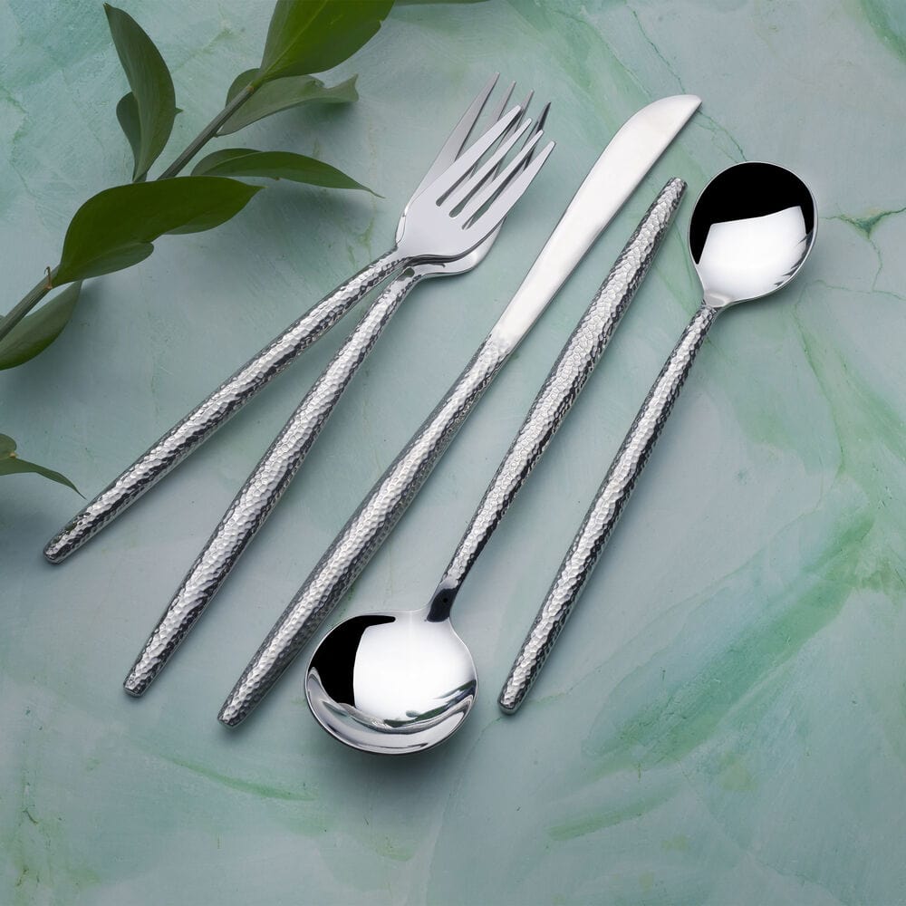 Forged Shea Hammered 20 Piece Flatware Set. Service for 4 - Image 2