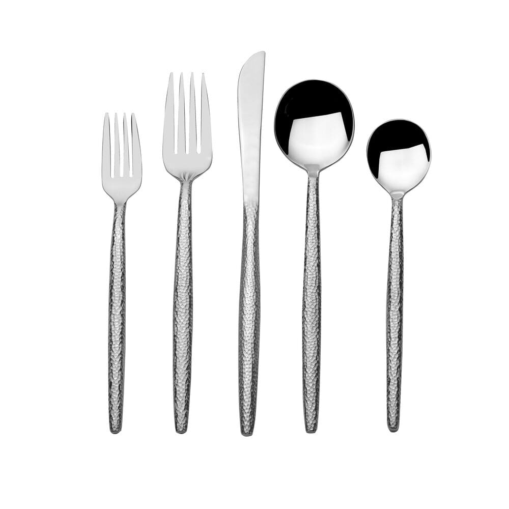 Forged Shea Hammered 20 Piece Flatware Set. Service for 4 - Image 3
