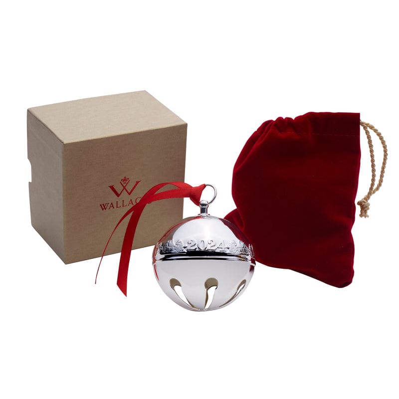 2024 Silver Plate Sleigh Bell Ornament 54th Edition - Image 4