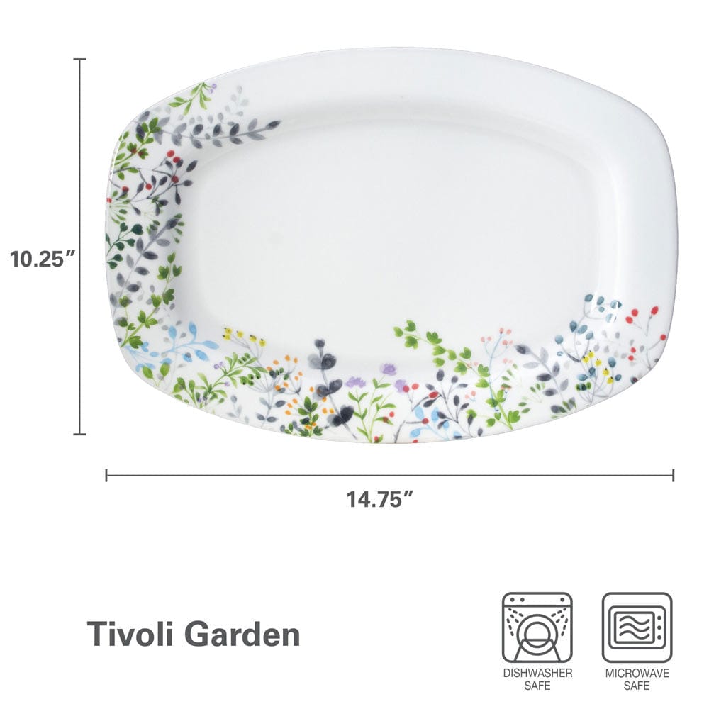 Tivoli Garden Rectangular Platter. 14.75 - Image 4