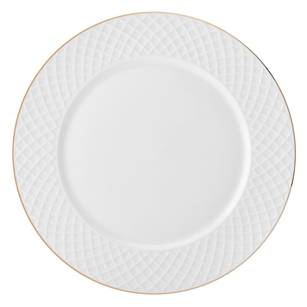 Trellis Gold 12 Piece Dinnerware Set. Service for 4 - Image 6