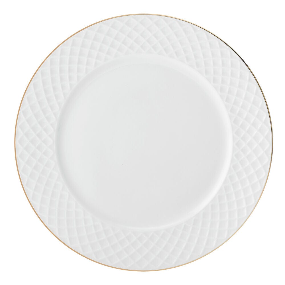 Trellis Gold 12 Piece Dinnerware Set. Service for 4 - Image 7