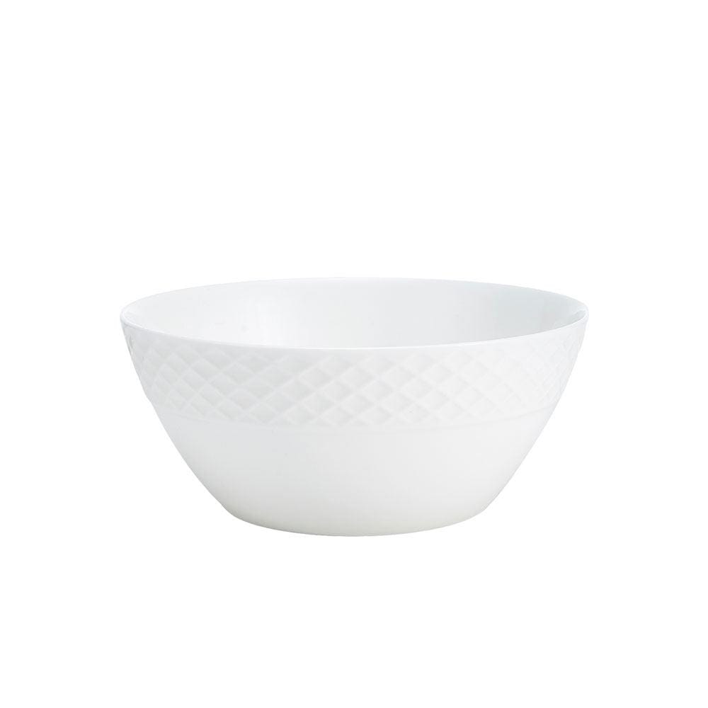 Trellis White Set of 4 Fruit Bowls - Image 2