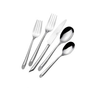 Wave Forged 42 Piece Flatware Set. Service for 8